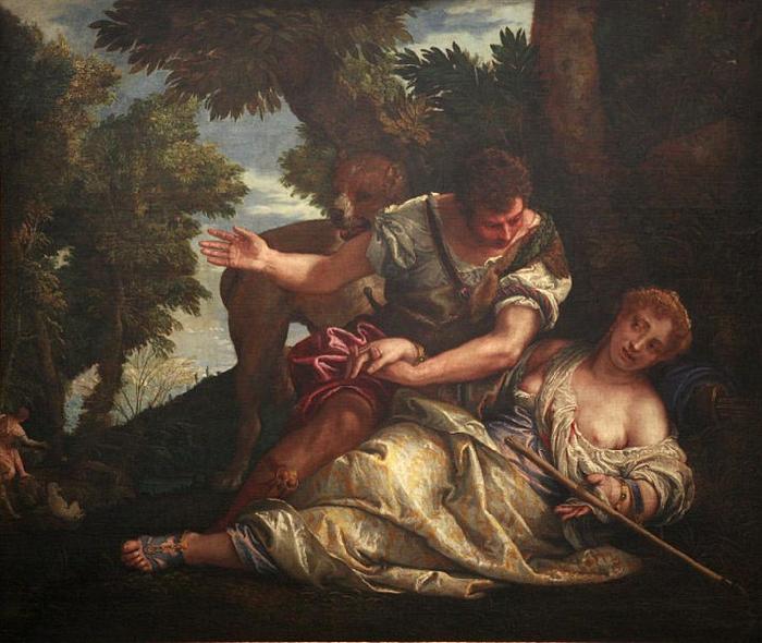 unknow artist Cephalus and Procris, Paolo Veronese oil painting image
